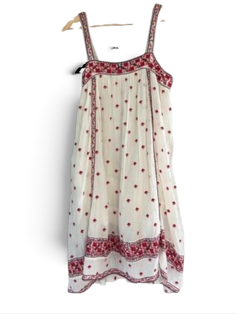 Joie "Horlane" Embroidered 100% Cotton Slip Shift Dress Small
